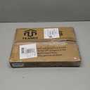 TEAMIX White Monitor Stand Riser - 2 Pack, Wood 2 Tier Adjustable Dual Monitor Riser for Laptop/PC Computer Stand for Desk