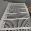 Return Vent Cover 30 X 12 [Duct Opening Size] Return Air Grill for Wall or Ceiling,Steel Return Air Grill Removable Face/Door for 1 inch Filters (30"W x 12"H [Duct Opening])