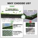 HQ4US 4LEGS Dog Grass Pad with Tray Medium 3121, Dog Litter Box with Odor Free Artificial Grass Pee Pads for Dogs Potty Tray with Hemmed Edge, Realistic for Indoor Balcony
