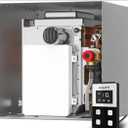 FOGATTI RV Tankless Water Heater, 3 Optional Door Sizes 15"x15", 15"x18" and 18"x18" for Refitment, DC 12V, Optimized Summer Comfort Performance, Ideal for RVers' Family Use, InstaShower 7