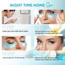 Under Eye Patches 30 Pairs Hydrating Gel Masks with Collagen, Retinol & Albizia Bark | Helps Reduce Fine Lines, Wrinkles, Dark Circles, Puffiness & Eye Bags