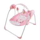 Baby Swing for Infants, Foldable Swing with 5 Speeds, 0-9 Months (6-20 lbs)