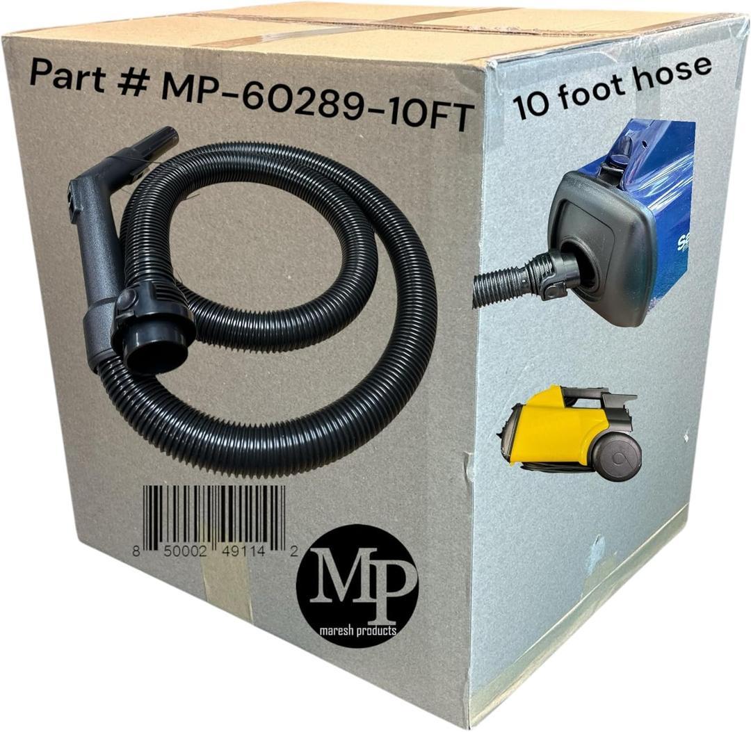 Maresh Products Vacuum Replacement Hose Compatible with Eureka & Mighty Mite, SmartVac & Professional Series  Fits Models 3670, 3686, SC3683 & More  Replaces OEM 60289-1 10'