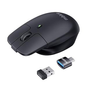 MBLUE Type C Wireless Mouse 2.4G Lightweight Portable Computer Charging Mice for Phone, PC, Laptop, Computer and All Type C Devices,Set of 2