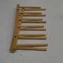 HBlife Desk File Organizer 5 Section Upright File Sorter, 1 Pack Bamboo File Holder for Home, Office & School