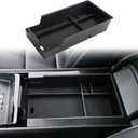 MARCHFA Center Console Organizer Compatible for 2025 2024 2023 Chevy Blazer EV Accessories Armrest Box Tray Organizer Insert with non-slip mats