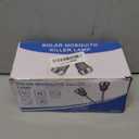 2 Pack Solar Bug Zapper Outdoor Waterproof - 2-in-1 Mosquito Zapper Solar Powered Mosquito Trap Repellent Lamp with Purple/White Light, Cordless Fly Insect Zappers for Yard Garden Patio Backyard