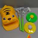 Putting Green Indoor with Toddlers Golf ClubsParty Game with Automatic Golf Bounce Back Machine,Outdoor Training mats,Light up Balls,Gifts for 3 Year Old boy&Girl