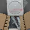 Bathroom Exhaust Fan with Light, 150 CFM Bath Ventilation Fans with 1200lm LED Light 3000K/4000K/6000K, Quiet 1.0 Sone Shower Ceiling Mount Vent Fan Lights Combo for Home/Office/Warehouse (White)