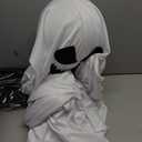 Spooktacular Creations Ghost Costume for Kids with Pumpkin Basket, Scary Halloween Costume for Boys (Small(5-7 yrs)) Crying