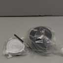 Nessus Reusable Kit for Nespresso Pods Vertuo, Reuse Old Coffee Pods for Nespresso Vertuo: 100 Pcs Aluminum Foil Seal Lid, Holder, Brush, Refillable Vertuo Plus Next Capsule Machine (No Pods Come) (Black)