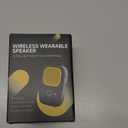 Wearable Bluetooth Speaker, 30H Working Time Clip-On Wireless Jobsite Pro Water-Resistant Portable Speaker  Built-in Mic for Hands-Free Music and Calls, Blue, Non-Magnet