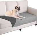 Ameritex Waterproof Dog Bed Cover Pet Blanket for Furniture Bed Couch Sofa Reversible (30x70 Inch (Pack of 1), Grey+Dark Grey)