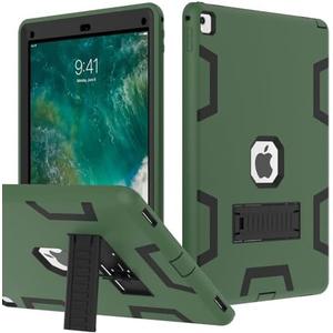 Case for iPad Pro 12.9 Case 2017/2015 (Old Model,1st & 2nd Gen), Puxicu Heavy Duty Rugged Protective, Cover for iPad Pro 12.9" (Model: A1584 A1652 A1670 A1671), Green & Black