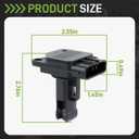 MAF Sensor 22204-22010 Mass Air Flow Sensor