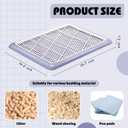 Mifoci Dog Pee Pad Holder Tray with Mesh Potty Training, 19.69 x 14.17 Inch