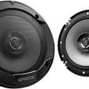 Kenwood KFC-1666S 300 Watts 6.5" 2-Way Car Coaxial Speakers with Sound Field Enhancer - Pair