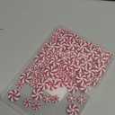 DECYOOL  Mini Christmas Candy Cane Ornaments, Christmas Tree Hanging Peppermint Ornaments Xmas Table Scatters Red and White Candy Vase Filler Decorations Windmill Candy for Party Favors Supplies