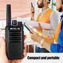 Retevis RT68 Two Way Radios Long Range,Walkie Talkies for Adults Rechargeable with 5 Port USB Charging Station,Portable FRS Two-Way Radios Hunting Outdoors Hiking Road Trips(4 Pack)