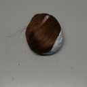 MEDO Clip in Bangs, Light Brown Human Hair Bangs Clip on, French Bangs Fringe with Temples Hairpieces for Women, Natural Faux Bangs for Women