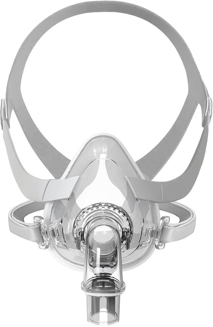 Full Face CPAP Masks with Headgear, Replacement Mask Set for F20,TMS Comfort Series Nasal CPAP MASK. cpap mask,Full Cover Assembly Kit, Elbow and Cushion,Medium
