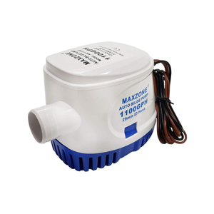Automatic Submersible Boat Bilge Water Pump 12v 1100gph Auto with Float Switch, 1-1/8" Outlet, Compact Marine Boat Yacht