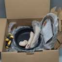 Kordisen Nonstick Frying Pan Set with Lids, 3 Piece Skillet Set, Healthy Induction Cooking Pan, Stay-Cool Handle, Compatible with All Stovetops, PFOA Free (8, 9.5, 11 Inch) (Classic Granite)