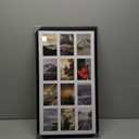 QUTREY 12 Opening Collage Picture Frame 4x6, Black Photo Frame Collage Display Multiple 4 by 6 inch Photos with Mat for Wall