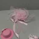 3 Pcs Easter Costume Set for Pet Rabbit Ear Hat Cute Bow Collar Puppy Tutu Skirt for Dog and Cat Party Dress Accessories Supplies (Pink)