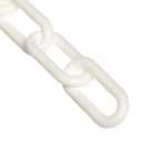 Mr. Chain - 50001-100 Plastic Barrier Chain, 2" Diameter, 100' Length, White