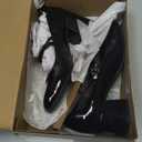 Reaction by Kenneth Cole Leeann Black Crinkle Patent 6.5
