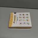 2 x Super Cute Fridge & Locker Magnets  12 Glass Magnets with Vibrant Colors  Strong Hold for Photos, Notes, Recipes  Aesthetic Refrigerator Decoration - Perfect for School & College Locker (Medium, Business)