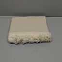 Lush Decor Boho Fringe 15-Inch Tailored Drop Easy Fit Bedskirt, Queen, Neutral
