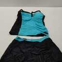 Yonique Womens Underwire Tankini Swimsuits with Skirt Two Piece Bathing Suits Tummy Control Swimwear XL