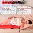 2026 TPU Red Light Therapy Mat for Full Body Pain Relief