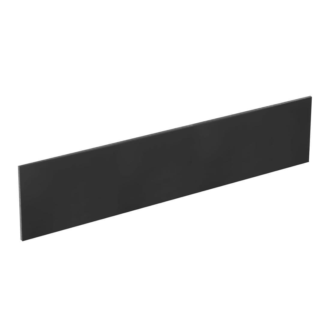 MECCANIXITY HDPE Plastic Sheet 1/8" Thick, 10" x 48" High Density Polyethylene Plastic Blocks, HDPE Cutting Board for DIY, Home Floor Improvement, Black