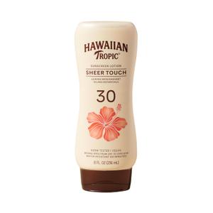 Hawaiian Tropic Sheer Touch Lotion Sunscreen, Moisturizing Broad-Spectrum Protection, SPF 30, Sun, Mango, 8 Oz