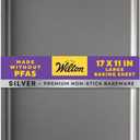 Wilton Silver Non Stick Large Baking Sheet, Cookie and Roasting Pan for Sheet Pan Meals, Made without PFAS, Even Heating, 17.25 x 11.5 Inch