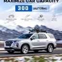 Wonderdriver Lockable Roof Rack Cross Bars 300lbs Compatible with Hyundai Palisade 2019-2025 SE SEL XRT Limited Calligraphy,Heavy Duty Aluminum Roof Rails Crossbars Canoe Black Rooftop Cargo Luggage