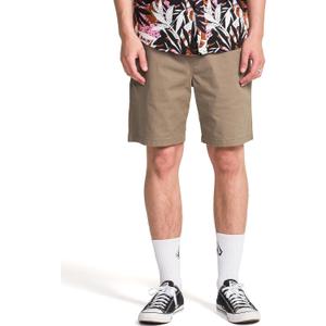 Volcom Men's Road Trip Elastic Waist 19" Relaxed Fit Short (Brown, M)
