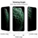 TILON (2 Pack) Privacy Screen Protector Compatible for iPhone X/XS/11 Pro, Innovative Anti-Spy 3D Touch Full Cover 9H Tempered Glass Ultra-Clear Bubble-Free Easy Installation with Free Frame-5.8inch