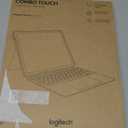 Logitech Combo Touch iPad Air 13-inch (M2, M3 & M4) (2024, 2025 & 2026) Keyboard Case - Detachable Backlit Keyboard with Kickstand, Comfortable Typing, Multi-use Mode - Midnight Black