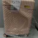 Jessica Simpson Abilene 20" Expandable 8-Wheel Spinner Carry On Luggage Suitcase, Peachy Keen