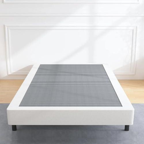 ALDRICH Low Profile Box Spring Twin Size,3 Inch Heavy Duty Metal Box Spring for Twin Bed,Mattress Foundation Non-Slip/No Noise/Easy Assembly (Twin)
