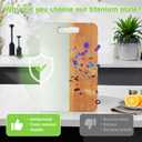 Titanium Cutting Board 3-Piece Set 100% Pure Titanium Cutting Boards for Kitchen - Double-Sided Food-Grade Chopping Board Non-Stick Durable and Easy to Clean, Small, Medium, Large