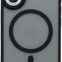 Katti Case Crystal Translucent Black for iPhone 16 - Impact Resistant and with Magnets