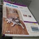 MidWest Homes for Pets Wire Mesh Pet Safety Gate, Dog Gate Expands From 29 - 50 Inches Wide, 44 Inches Tall, Wood, Powder Coated Wire (Large)