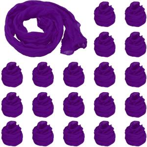PATIKIL Nylon Stockings DIY Flower, 20Pcs Stocking Flower Fabric Material Tensile Silk Stocking Flowers for DIY Flower Making Wedding Crafts Home Decoration, Dark Purple