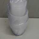 VIVOSUN 40 Packs 3/4/5/6 Inch Clear Nursery Pots with Drainage Holes, Reinforced Plastic Seedling Pots for Plants, Flowers, Cuttings, and Succulents, 40 pcs Plant Labels