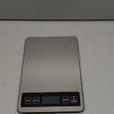 Fuzion Food Scale, 1g/0.1oz Digital Kitchen Scale - 22lb, 7 Units, Tare & PCS, Rechargeable Power, Tempered Glass & Stainless Steel - Food Weight Scale Grams and Ounces for Cooking, Baking
